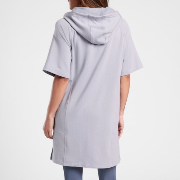 ATHLETA Cabana Tunic Hoodie - MEDIUM Muted Lilac #657529 - Picture 2 of 10